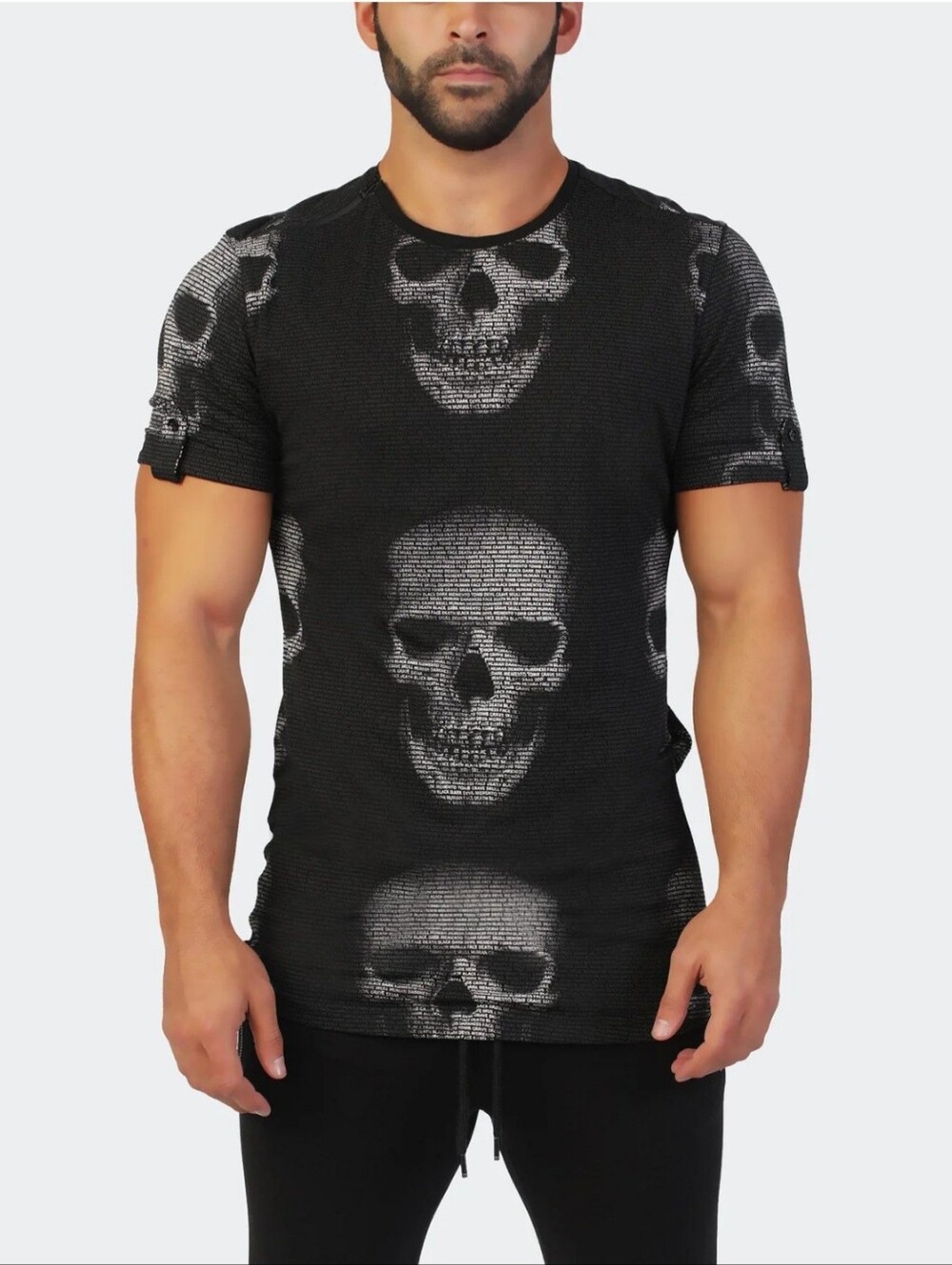 TEEHLZIP SKULL BLACK MACEOO PARIS - Picture 11 of 11